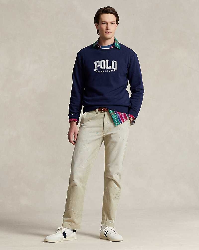 Chandals Ralph Lauren Logo Fleece Hombre Azul Marino | YGBWCRX-17 - vista 3