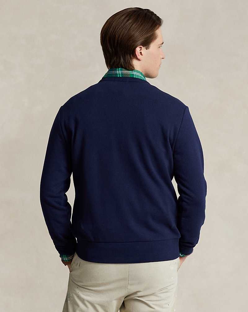 Chandals Ralph Lauren Logo Fleece Hombre Azul Marino | YGBWCRX-17 - vista 4