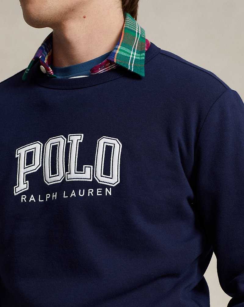 Chandals Ralph Lauren Logo Fleece Hombre Azul Marino | YGBWCRX-17 - vista 5