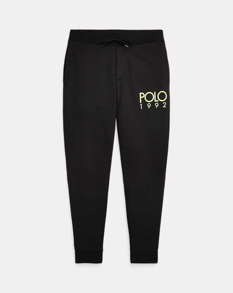 Chandals Ralph Lauren Logo Fleece Jogging Bottoms Hombre Negros | KWJIEGZ-34 - vista 2