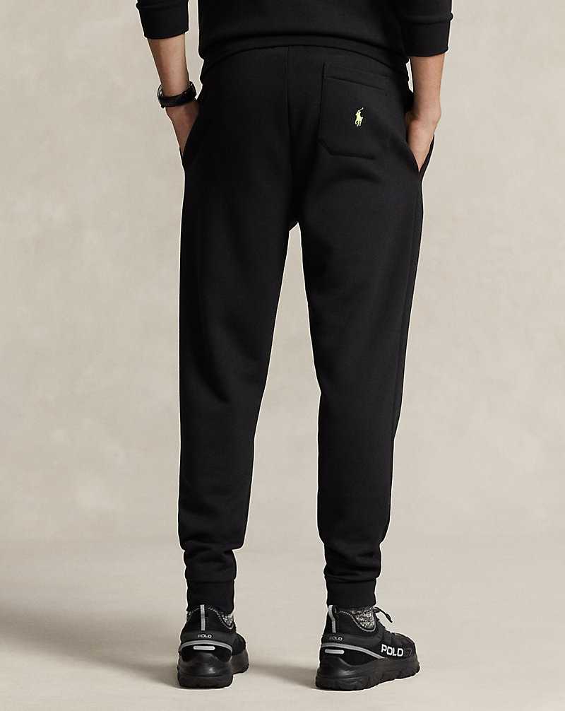 Chandals Ralph Lauren Logo Fleece Jogging Bottoms Hombre Negros | KWJIEGZ-34 - vista 4