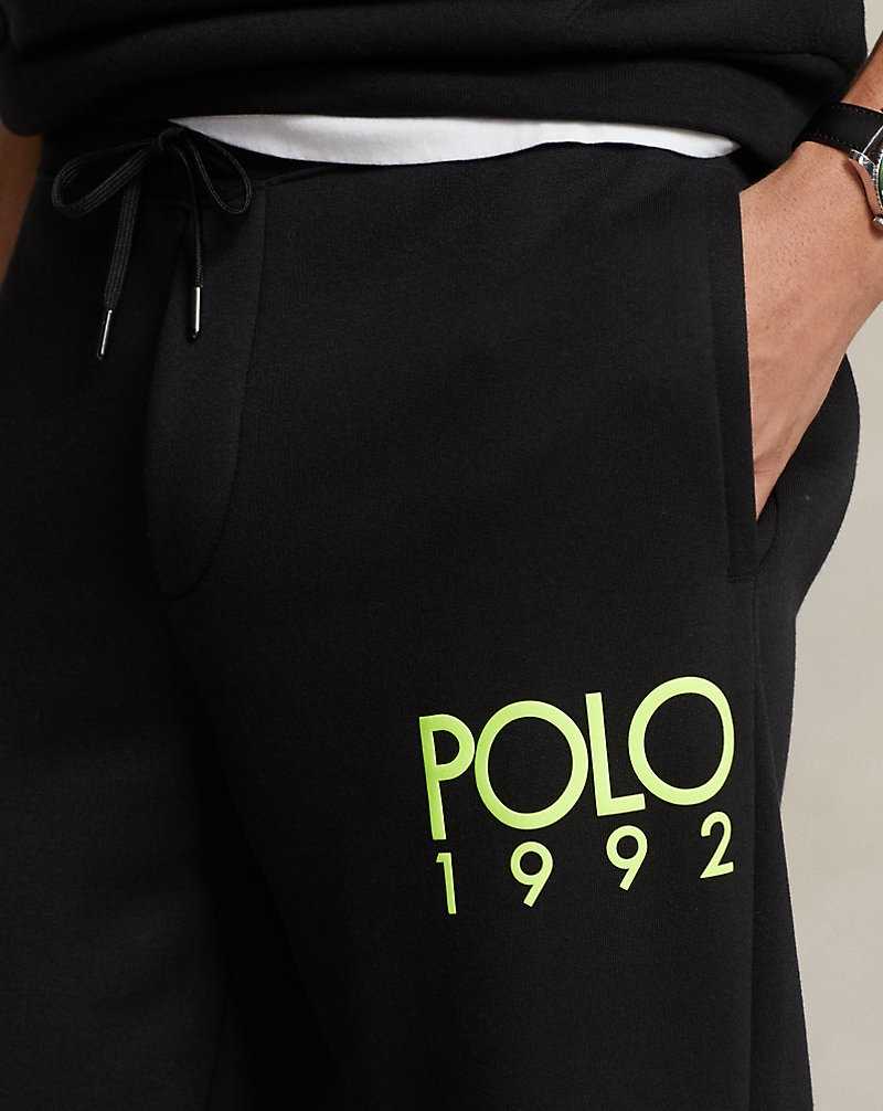 Chandals Ralph Lauren Logo Fleece Jogging Bottoms Hombre Negros | KWJIEGZ-34 - vista 5