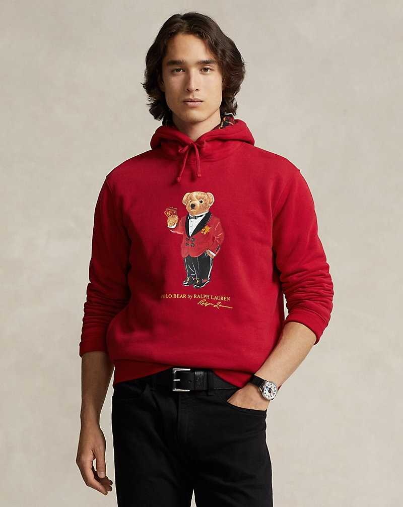 Chandals Ralph Lauren Lunar New Year Bear Fleece Hombre Rojos | GBNOKQW-73 - vista 1
