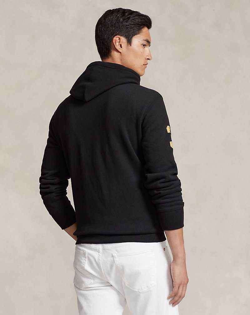 Chandals Ralph Lauren Lunar New Year Triple-Pony Hombre Negros | TLVGUMC-37 - vista 4