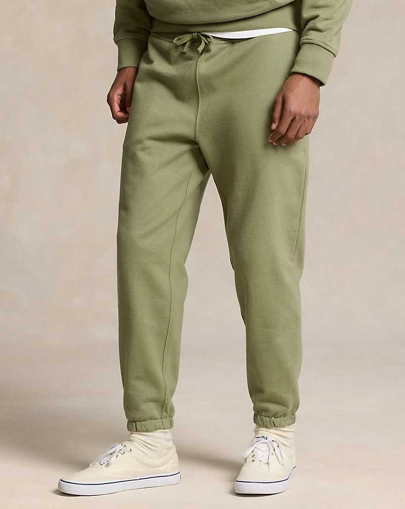 Chandals Ralph Lauren Relaxed Fit Logo Fleece Bottom Hombre Verdes | GMCHSZL-57 - vista 3