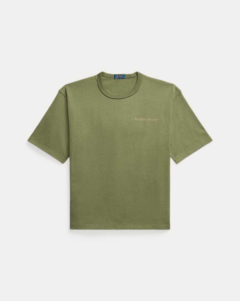 Chandals Ralph Lauren Relaxed Fit Logo Jersey Hombre Verdes | OINAGMB-59 - vista 2
