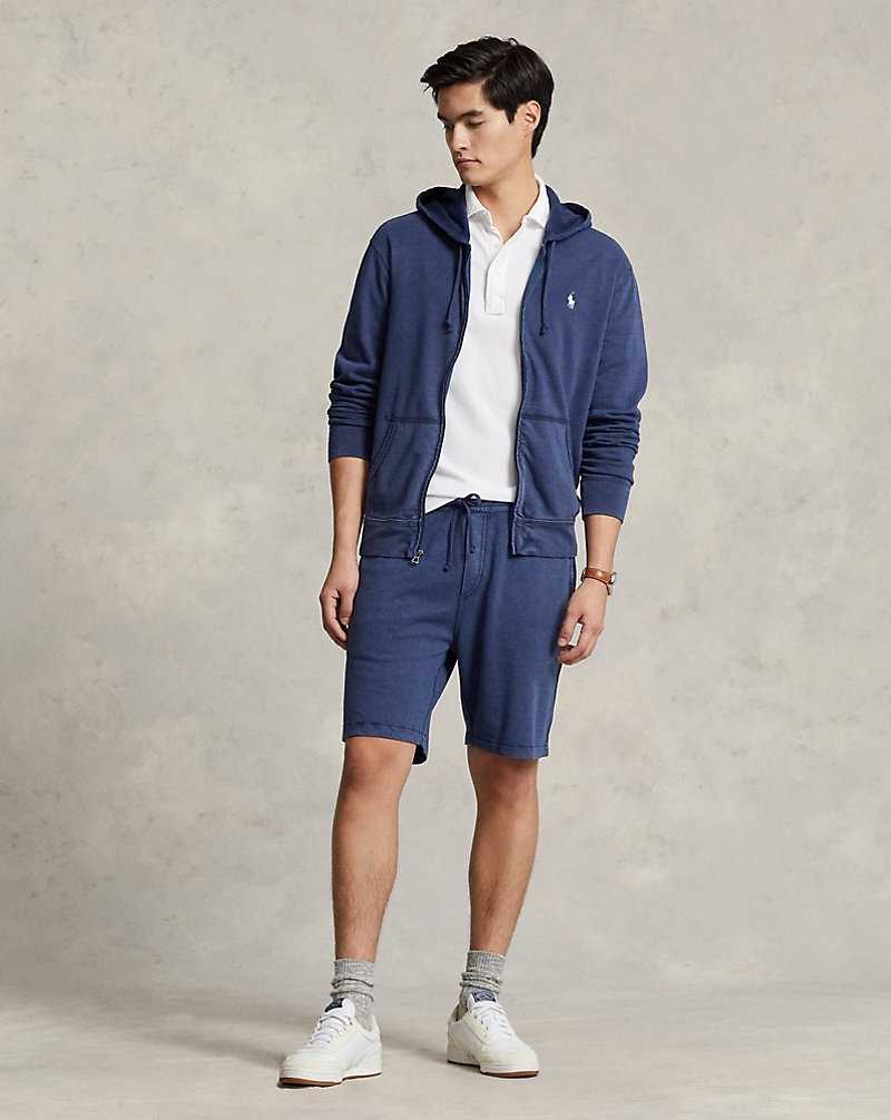 Chandals Ralph Lauren Spa Terry Full-Zip Hombre Azul Marino | VKEOYLD-87 - vista 3