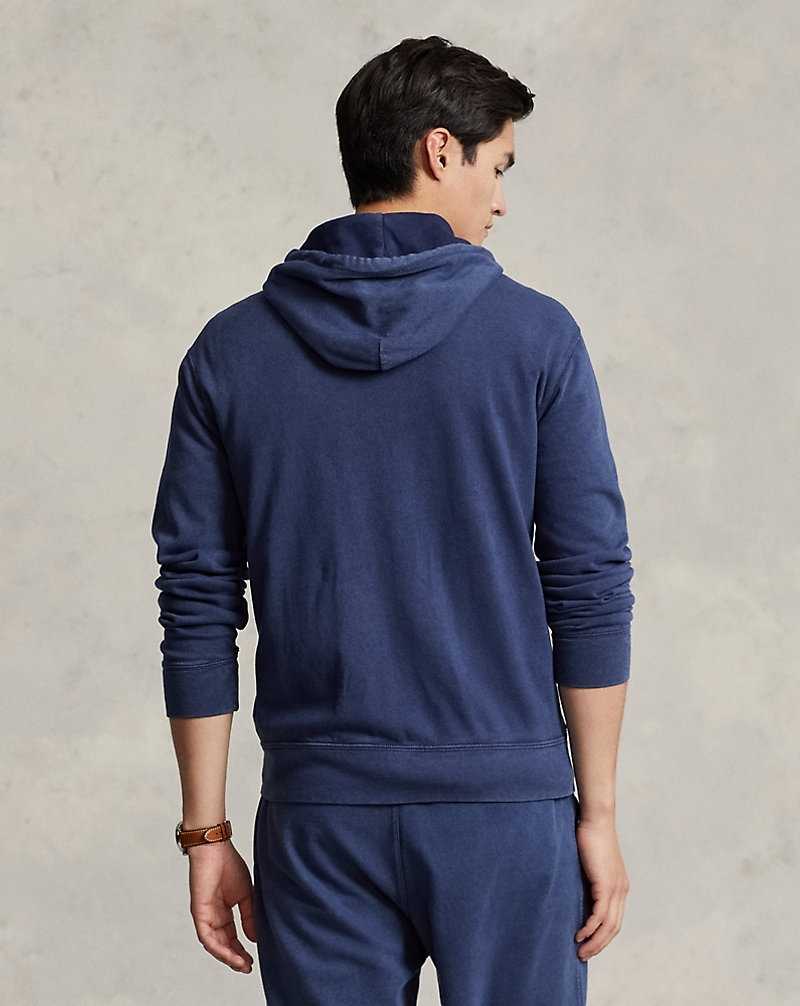 Chandals Ralph Lauren Spa Terry Full-Zip Hombre Azul Marino | VKEOYLD-87 - vista 4