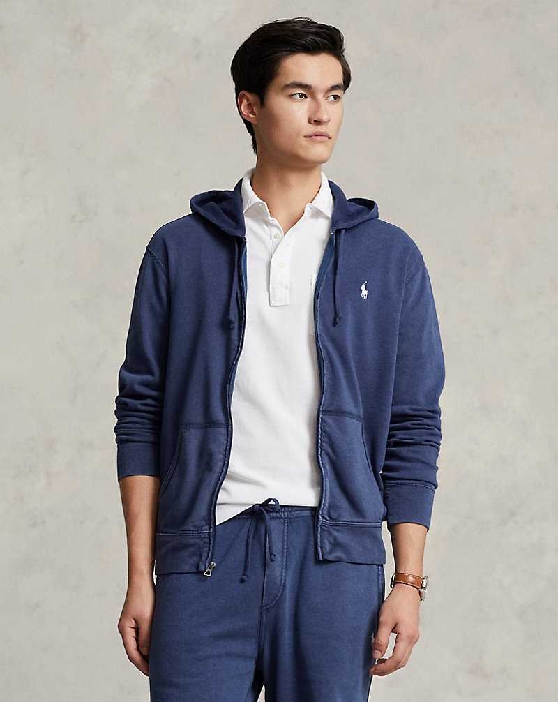 Chandals Ralph Lauren Spa Terry Full-Zip Hombre Azul Marino | VKEOYLD-87 - vista 1
