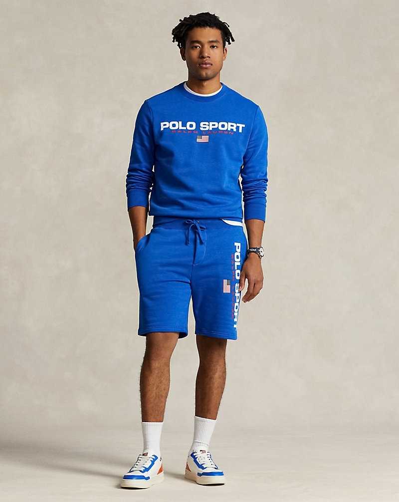 Chandals Ralph Lauren Sport Fleece Hombre Azules | VHPEGOB-54 - vista 3