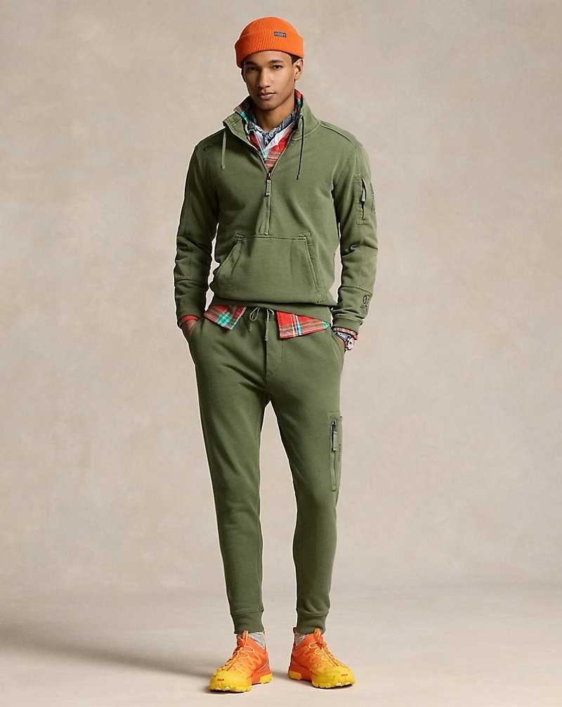 Chandals Ralph Lauren Terry-Back Fleece Hombre Garden Trail | CHWKPDM-53 - vista 3