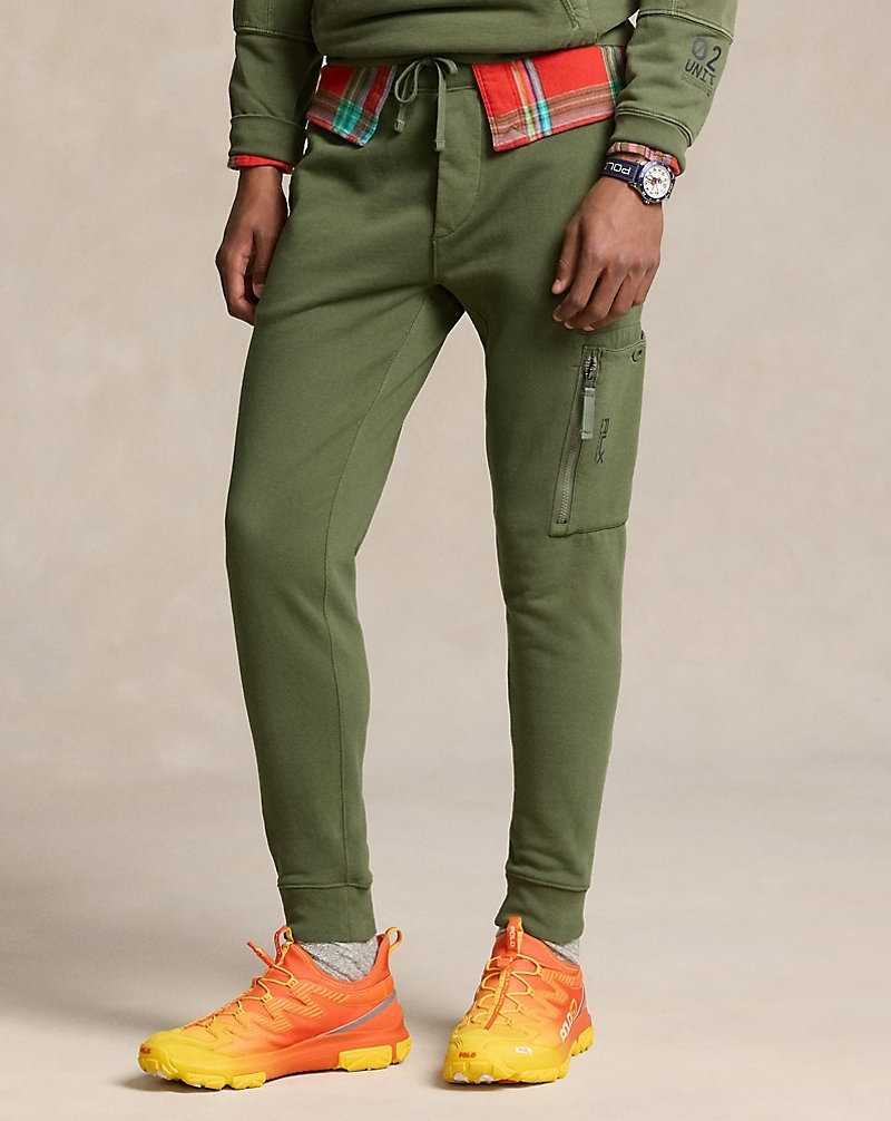 Chandals Ralph Lauren Terry-Back Fleece Jogging Bottoms Hombre Garden Trail | BCZLDMT-06 - vista 3
