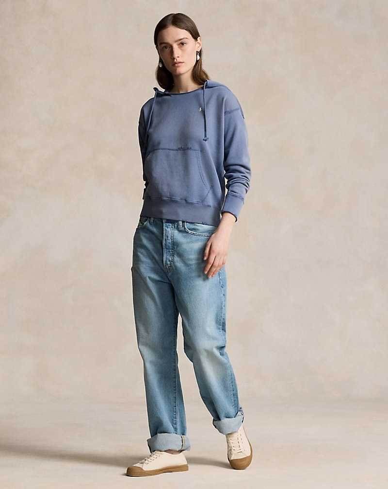 Conjuntos Ralph Lauren Distressed Cotton Mujer Azules | ZHWIXPU-60 - vista 3