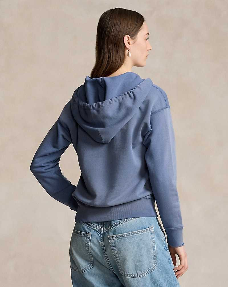 Conjuntos Ralph Lauren Distressed Cotton Mujer Azules | ZHWIXPU-60 - vista 4