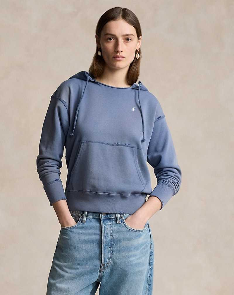 Conjuntos Ralph Lauren Distressed Cotton Mujer Azules | ZHWIXPU-60 - vista 1