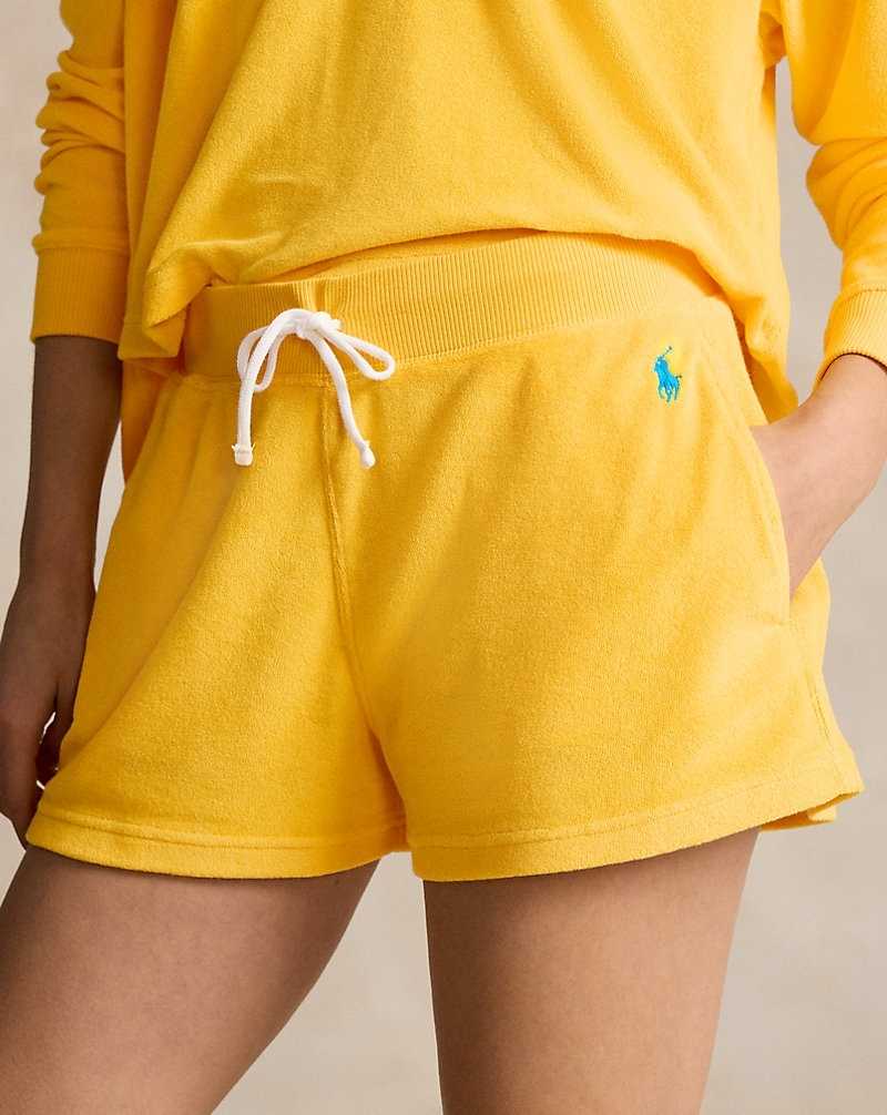 Conjuntos Ralph Lauren Drawstring Terry Mujer Yellowfin | EIXNYSL-36 - vista 5