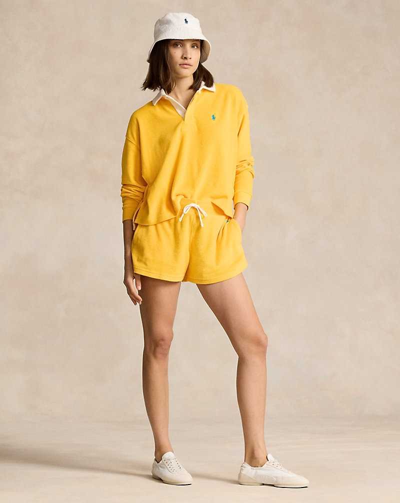 Conjuntos Ralph Lauren Drawstring Terry Mujer Yellowfin | EIXNYSL-36 - vista 1