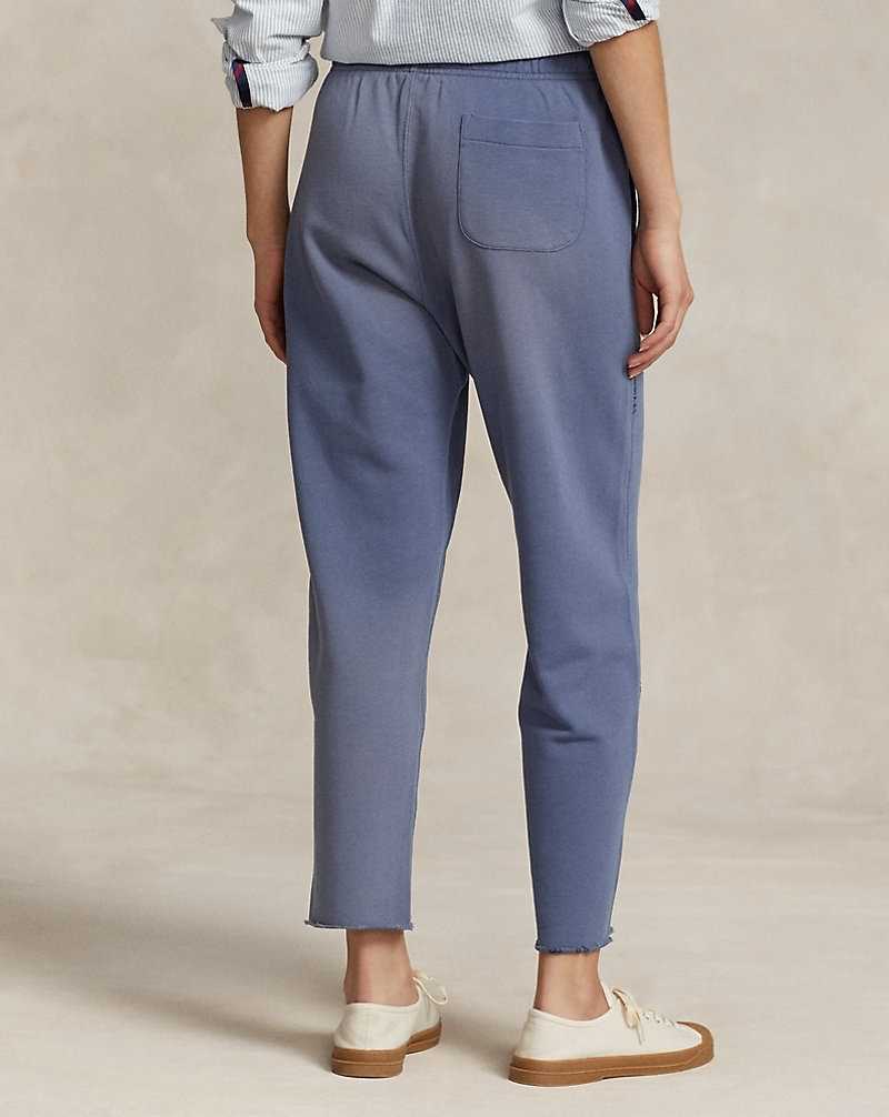 Conjuntos Ralph Lauren French Terry Athletic Mujer Azules | QWZINEO-23 - vista 4