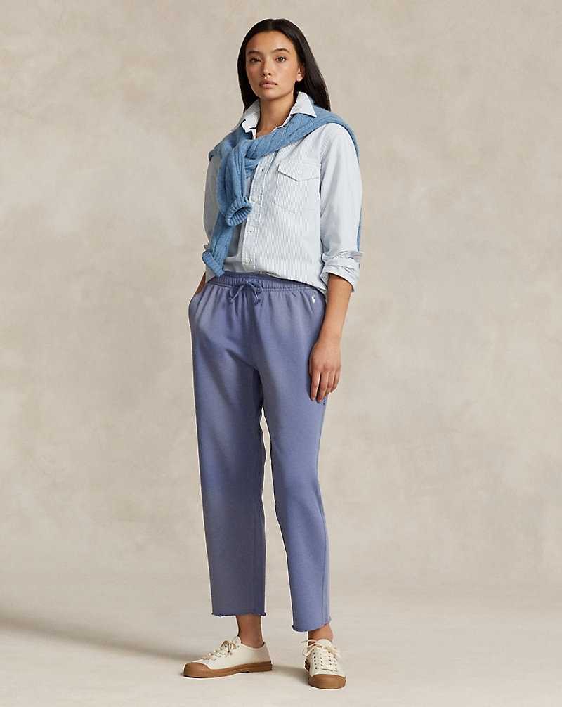 Conjuntos Ralph Lauren French Terry Athletic Mujer Azules | QWZINEO-23 - vista 1