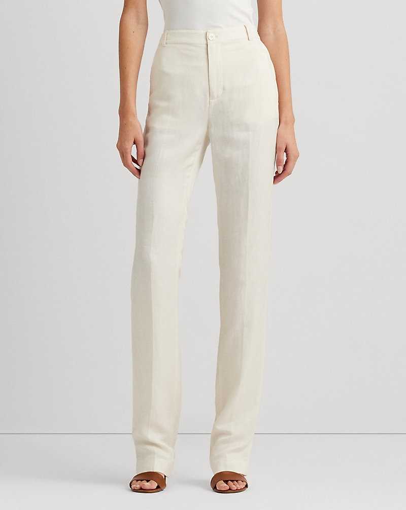 Conjuntos Ralph Lauren Linen-Blend Twill Mujer Creme | AQTDVSH-48 - vista 3