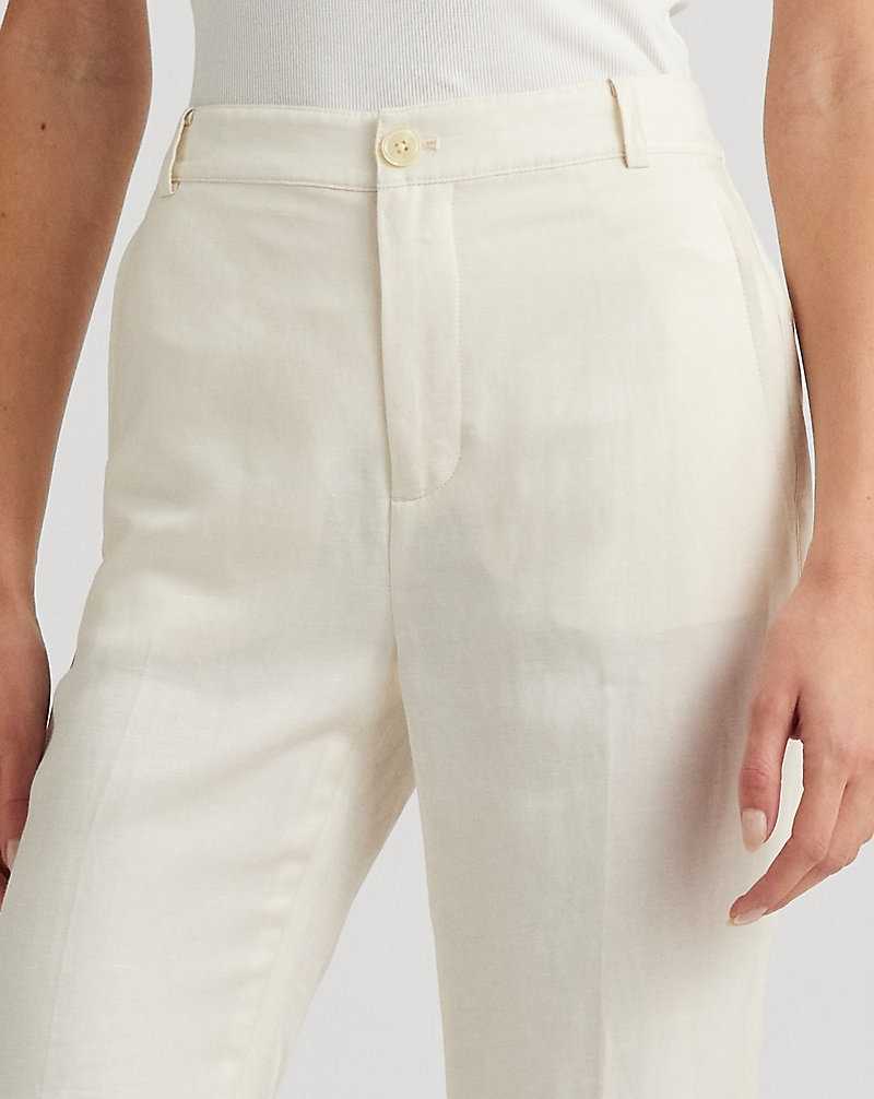 Conjuntos Ralph Lauren Linen-Blend Twill Mujer Creme | AQTDVSH-48 - vista 5