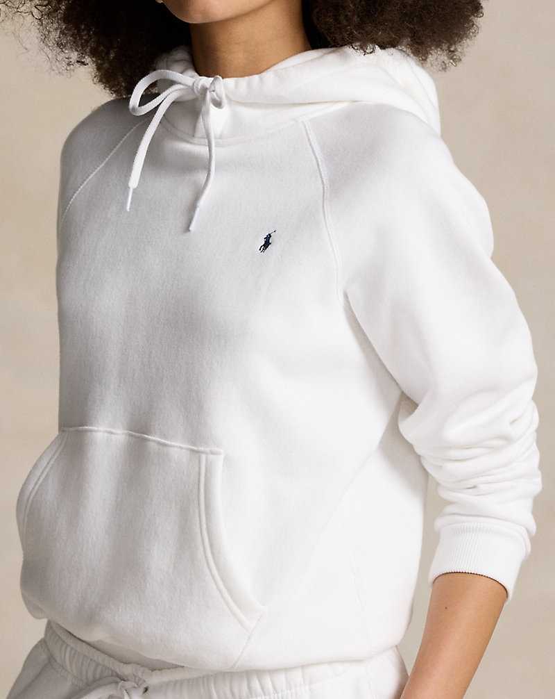 Conjuntos Ralph Lauren Shrunken Fit Fleece Mujer Blancos | JXNBDHK-08 - vista 5
