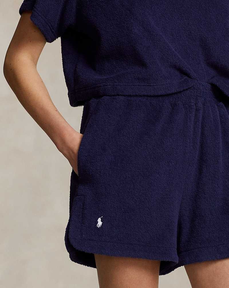 Cubrirlos Ralph Lauren Terry and Set Mujer Azul Marino | RGWTMYF-64 - vista 5