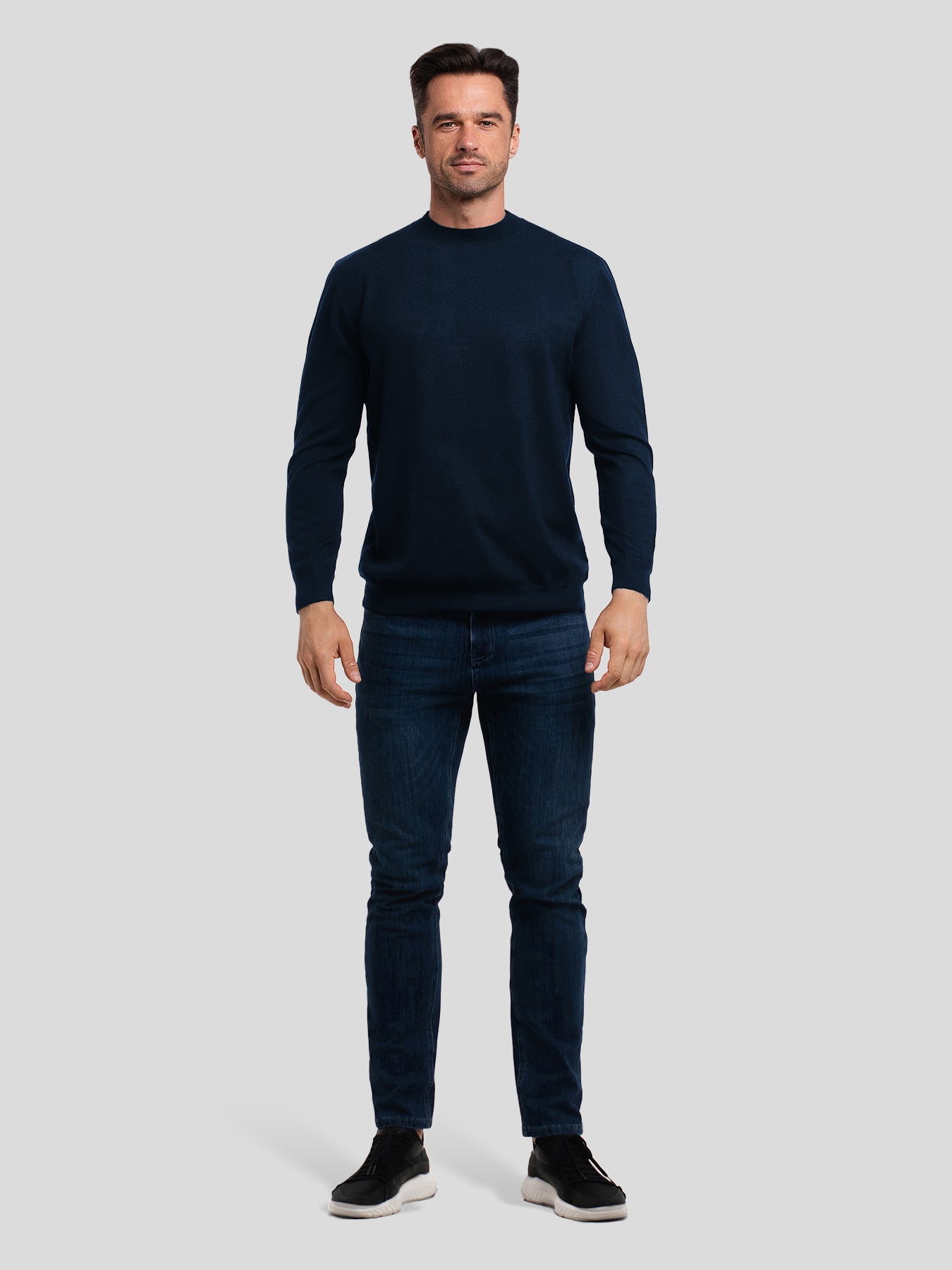 Gentletejido cuello redondo Sweater