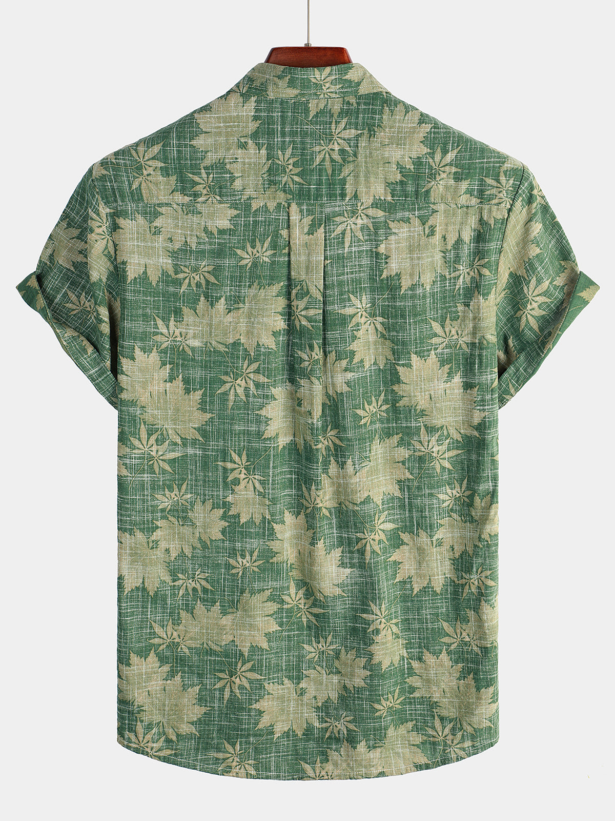 Camisa retro casual Holiday Pocket Hawaiian para hombre