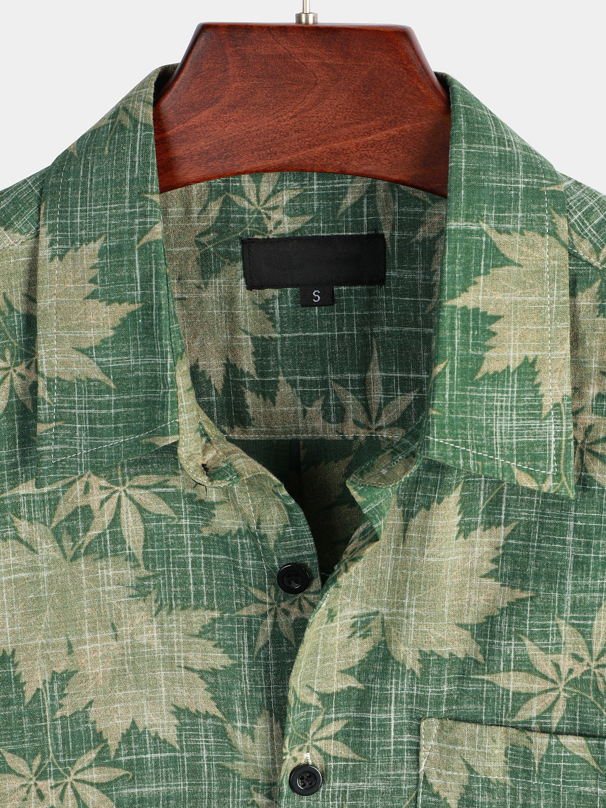 Camisa retro casual Holiday Pocket Hawaiian para hombre