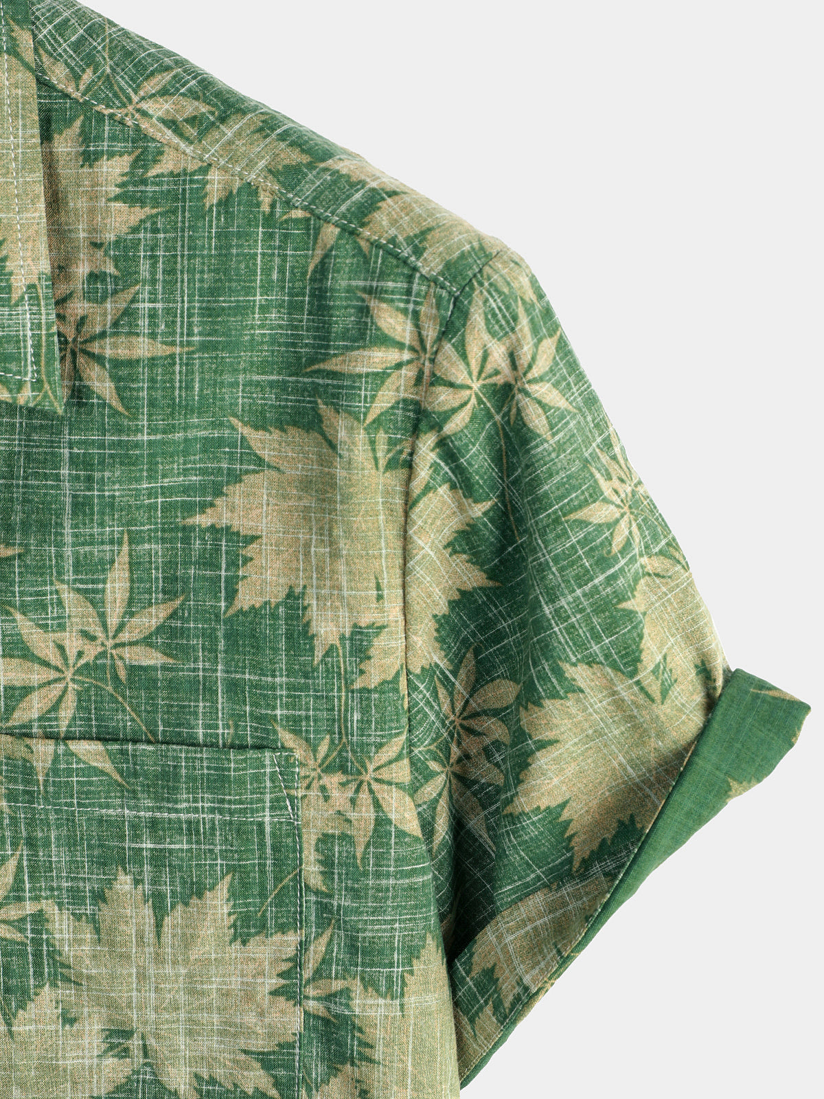Camisa retro casual Holiday Pocket Hawaiian para hombre