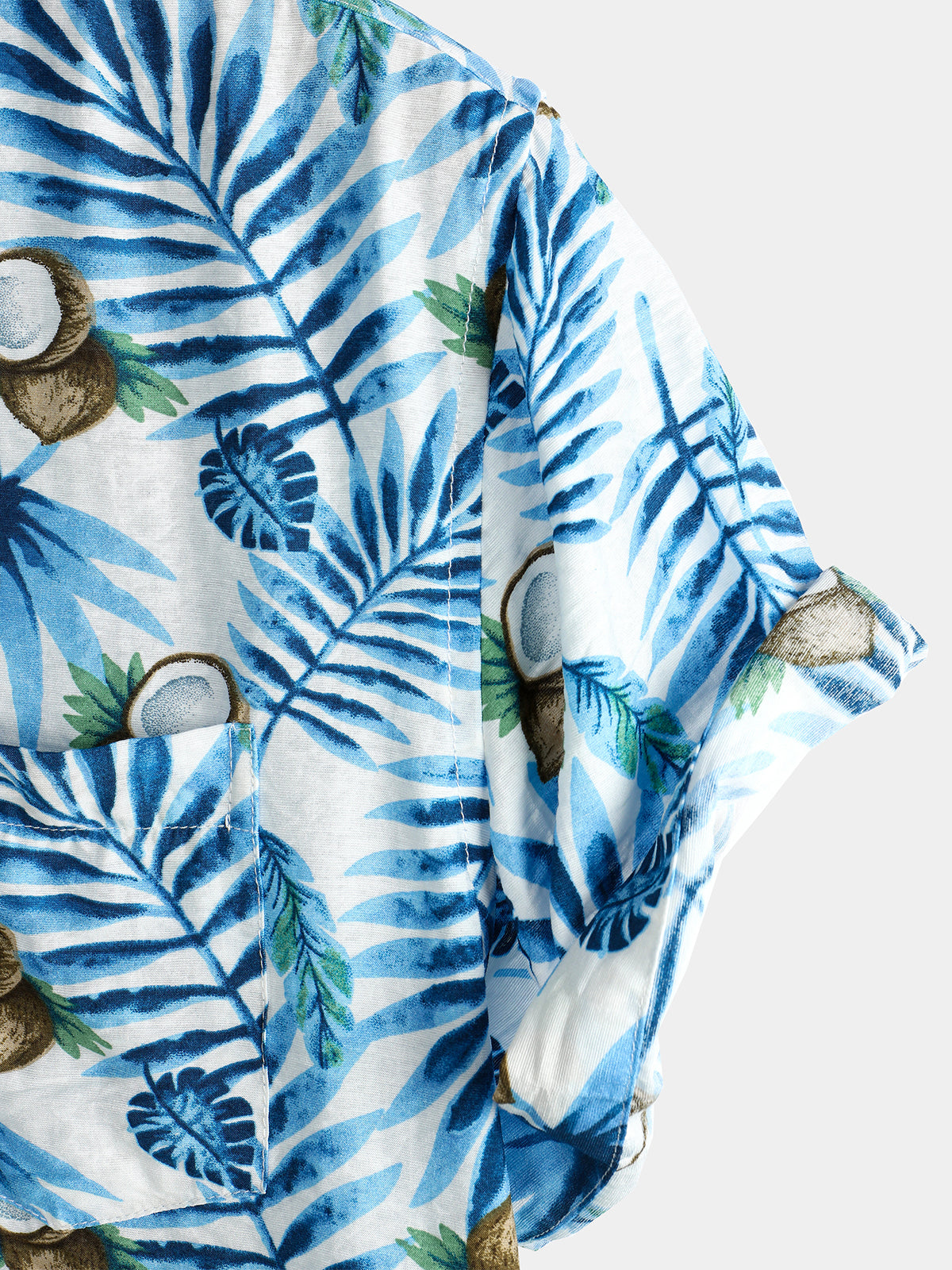Camisa casual Holiday Pocket de algodón para hombre