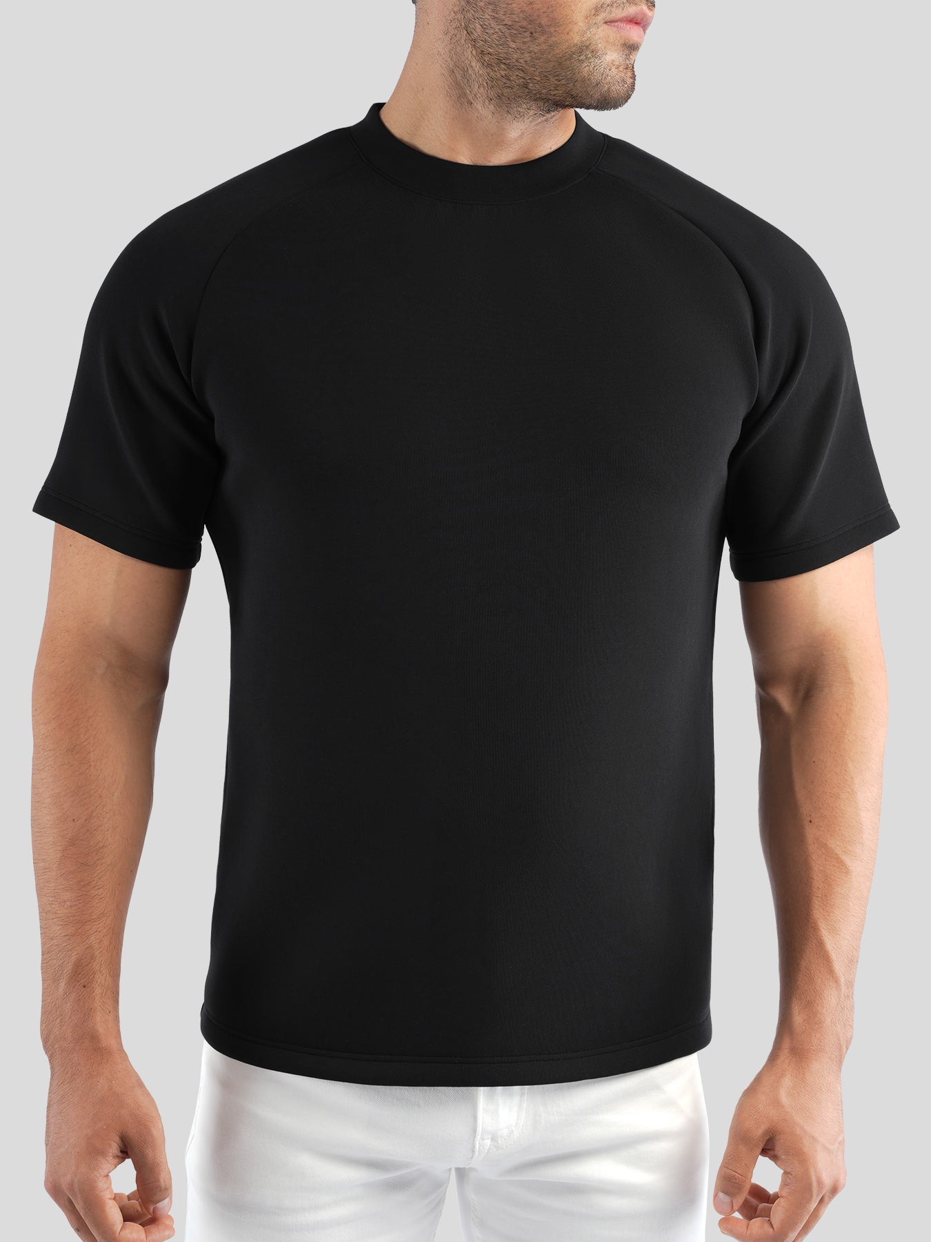 Modal Blend de manga corta Raglan Tee