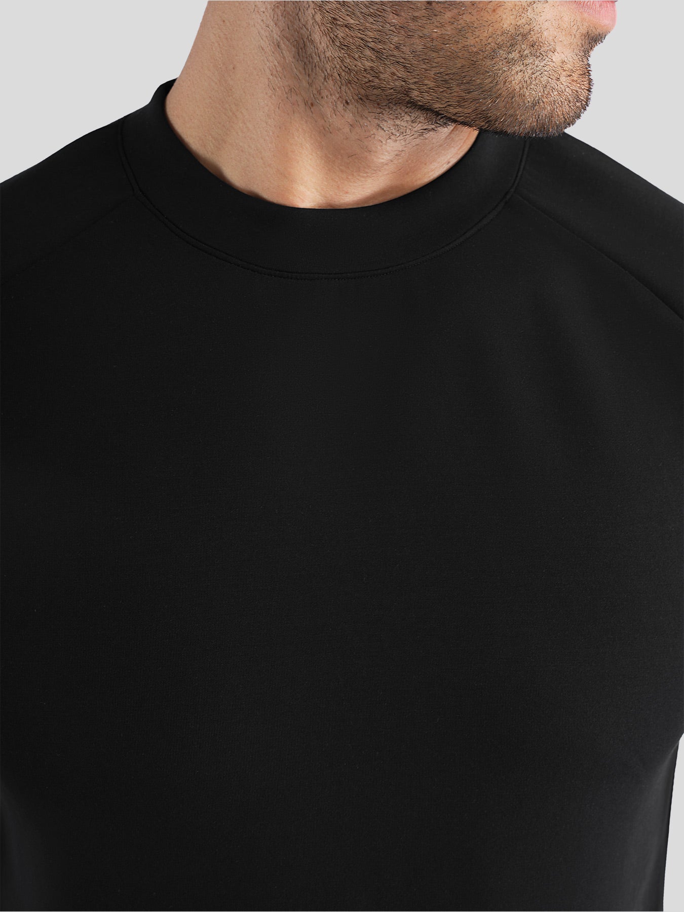 Modal Blend de manga corta Raglan Tee