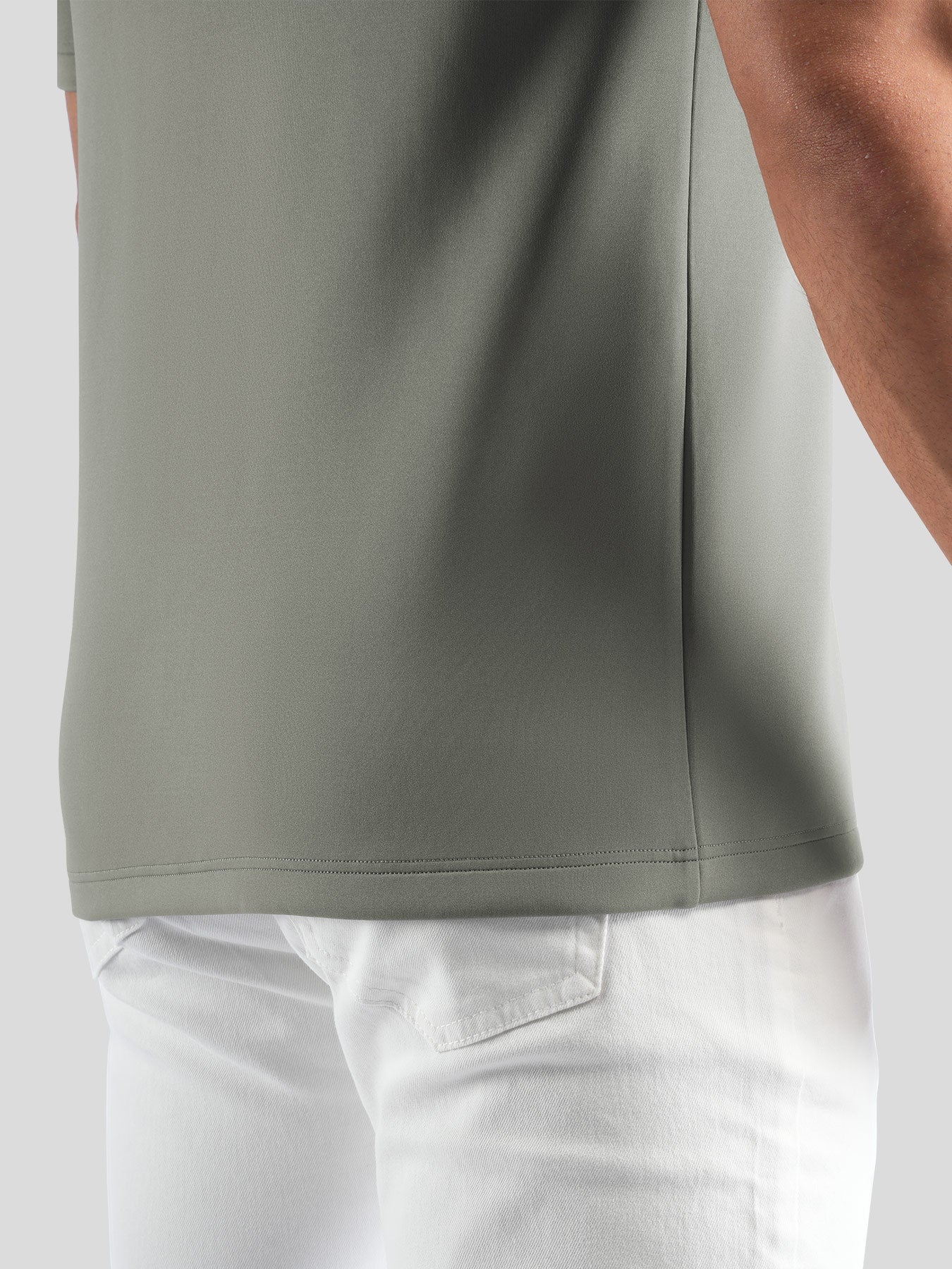 Modal Blend de manga corta Raglan Tee