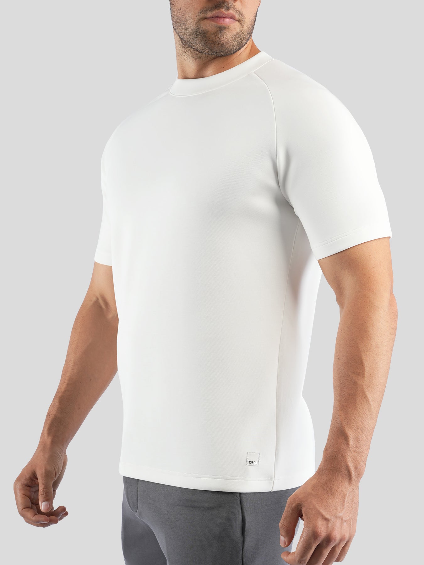 Modal Blend de manga corta Raglan Tee