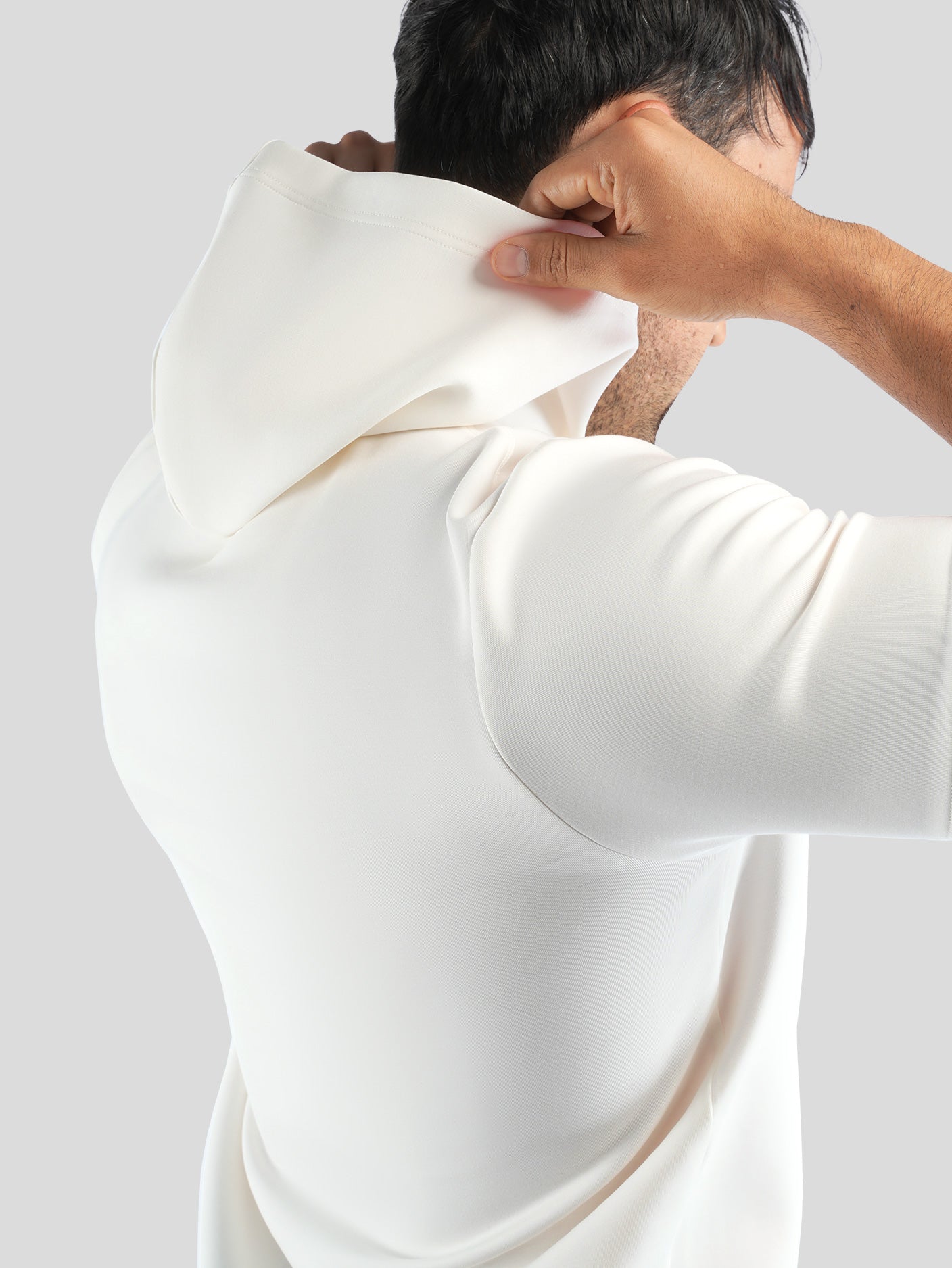 Sudadera Modal Blend de manga corta con gorrasucha
