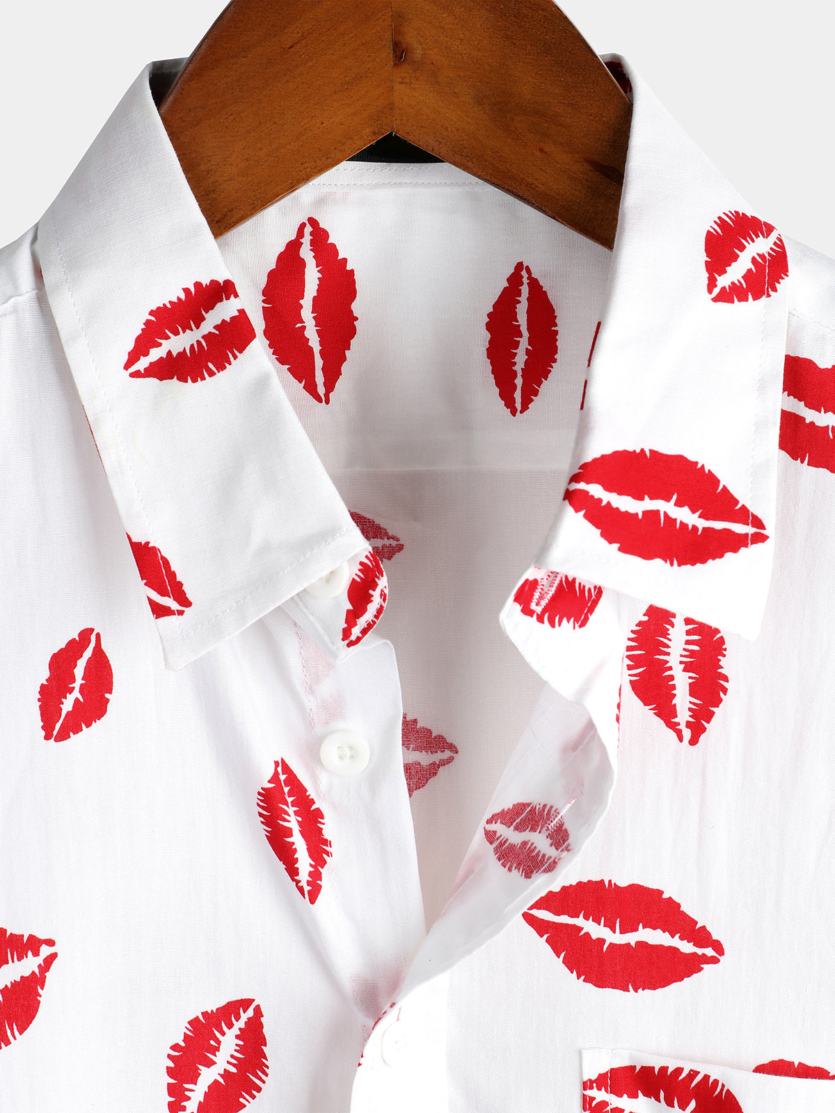 Camisa casual Holiday Pocket de manga corta para hombre