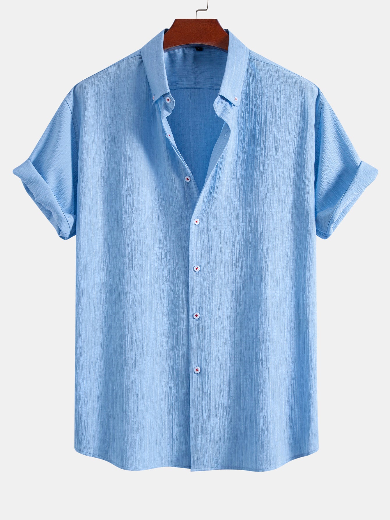 Camisa Crinkled Textured con botones