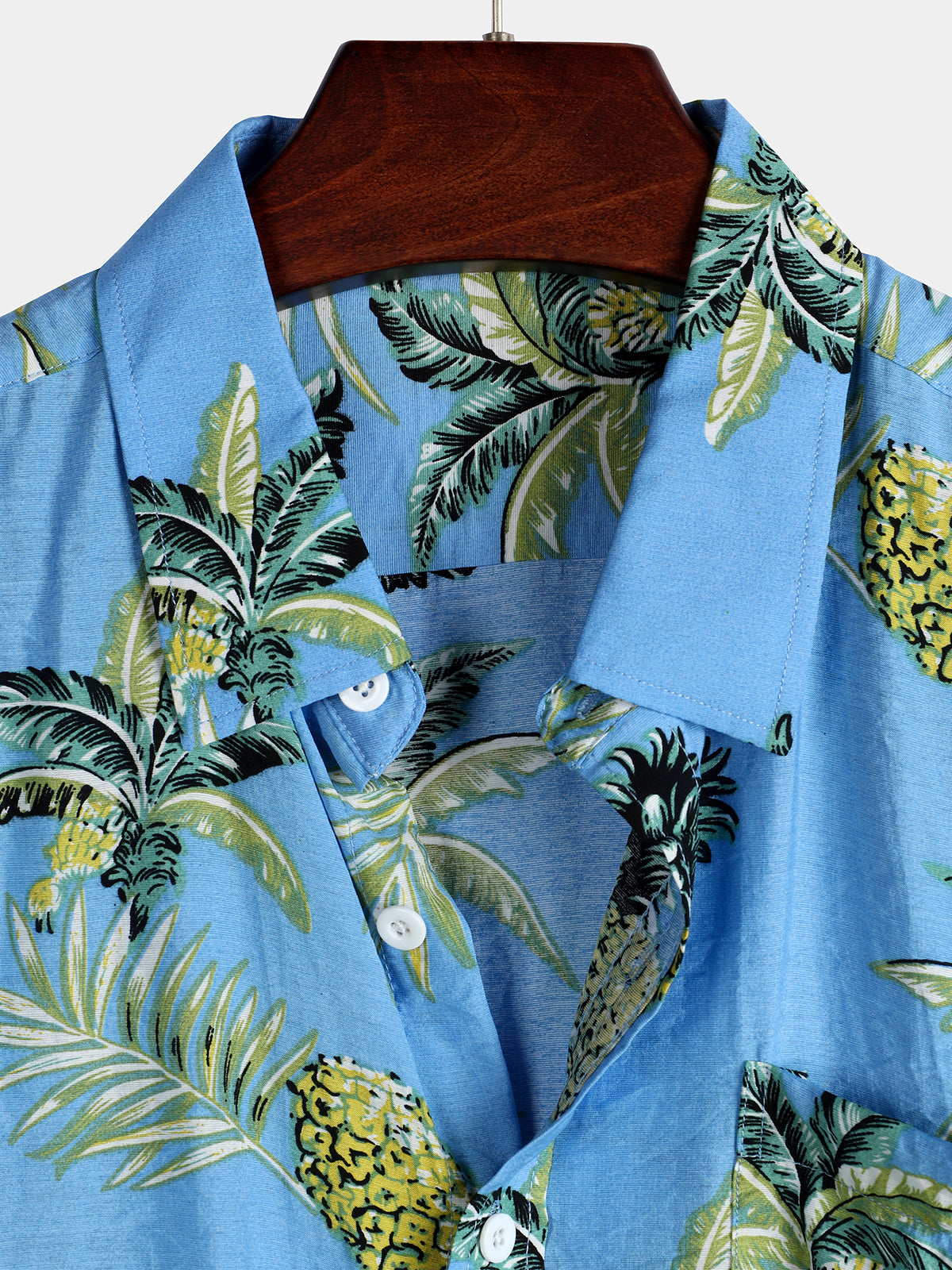 Holiday Pineapple de manga corta Pockecamiseta para hombre