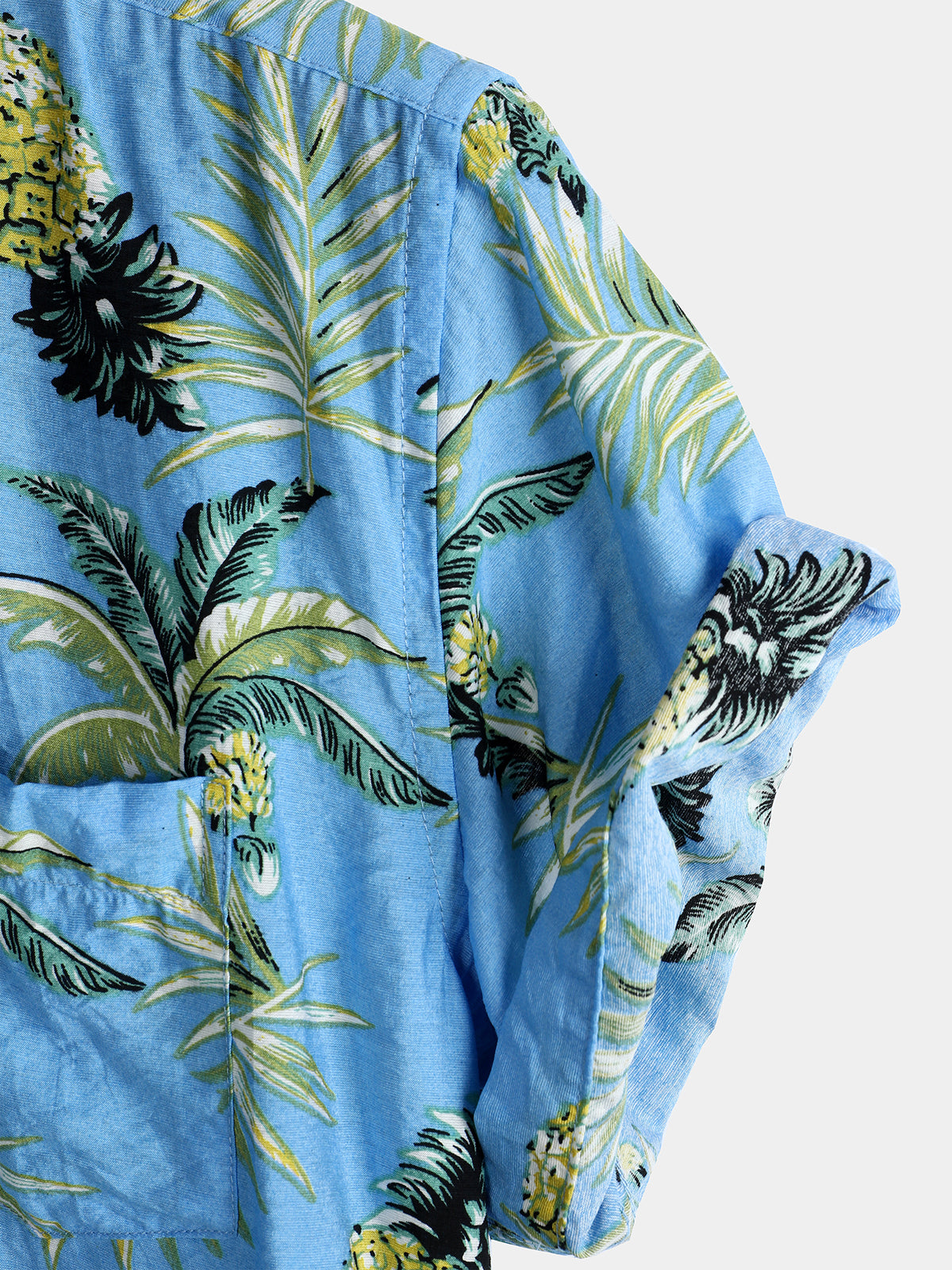 Holiday Pineapple de manga corta Pockecamiseta para hombre