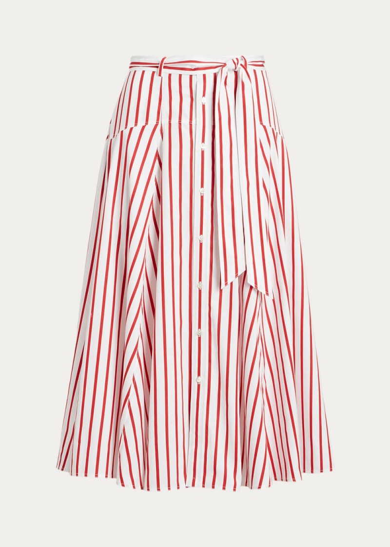 Falda A Rayas Algodon A-Line Mujer Stripes | MIUW17824 - vista 2