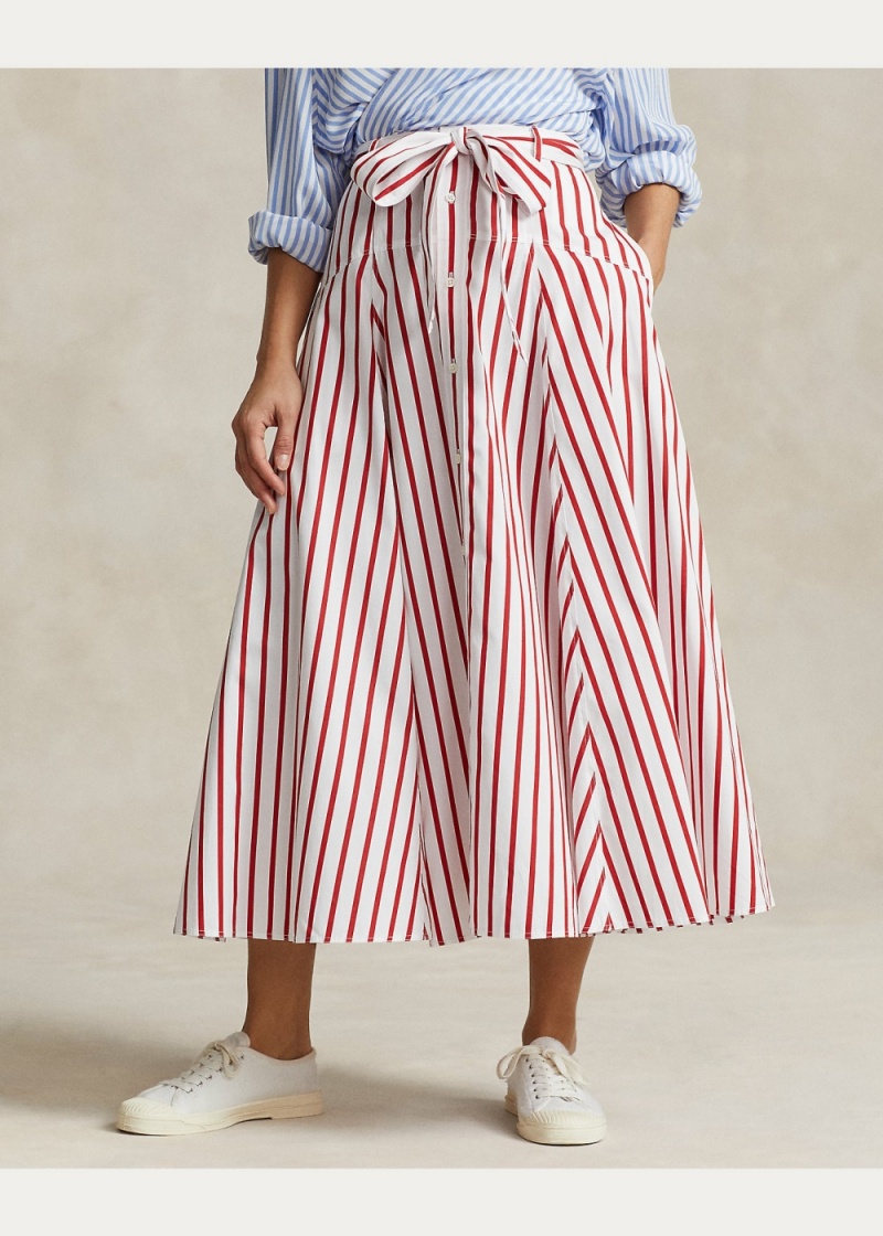 Falda A Rayas Algodon A-Line Mujer Stripes | MIUW17824 - vista 3
