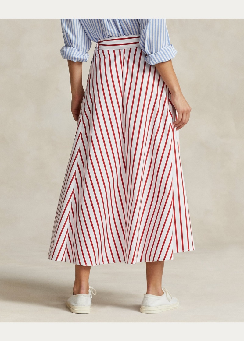 Falda A Rayas Algodon A-Line Mujer Stripes | MIUW17824 - vista 4