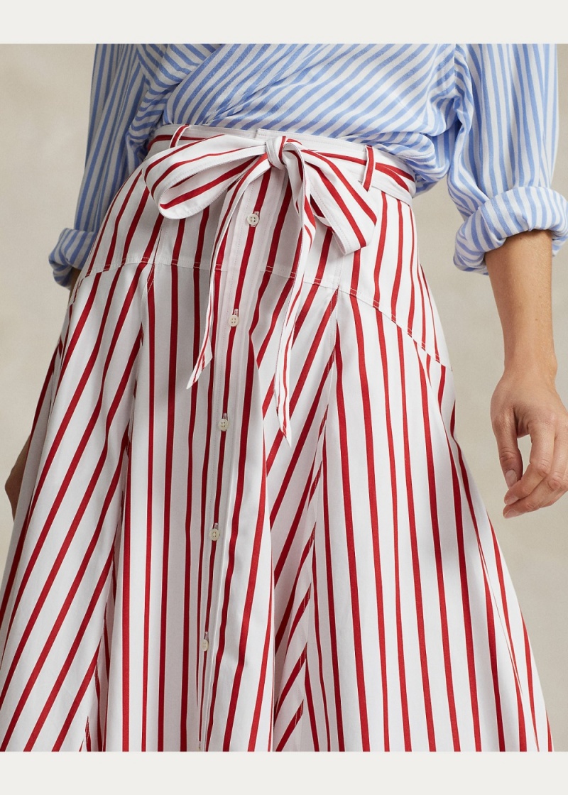 Falda A Rayas Algodon A-Line Mujer Stripes | MIUW17824 - vista 5