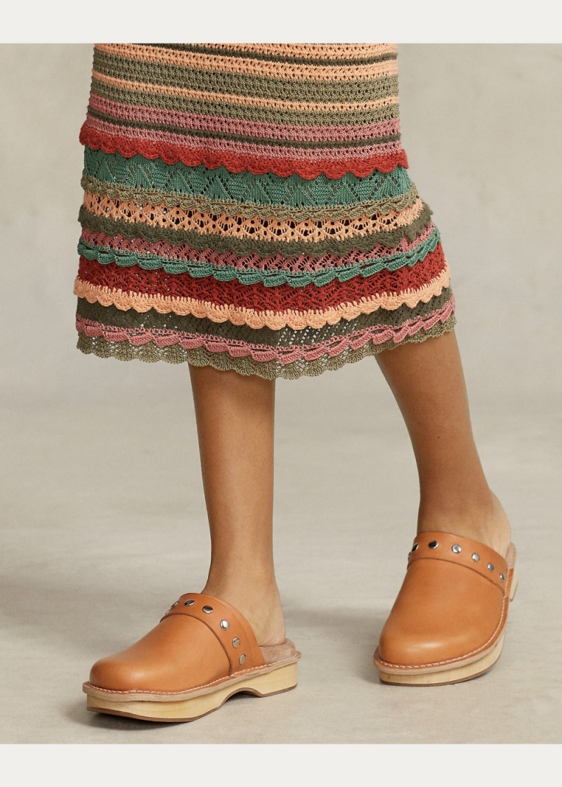 Falda A Rayas Pointelle-Knit Jumpers Mujer Multicolor | HWQL20914 - vista 5
