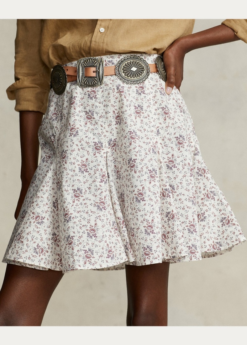Falda Algodon A-Line Godet Mujer Kaki | XGJZ09637 - vista 5