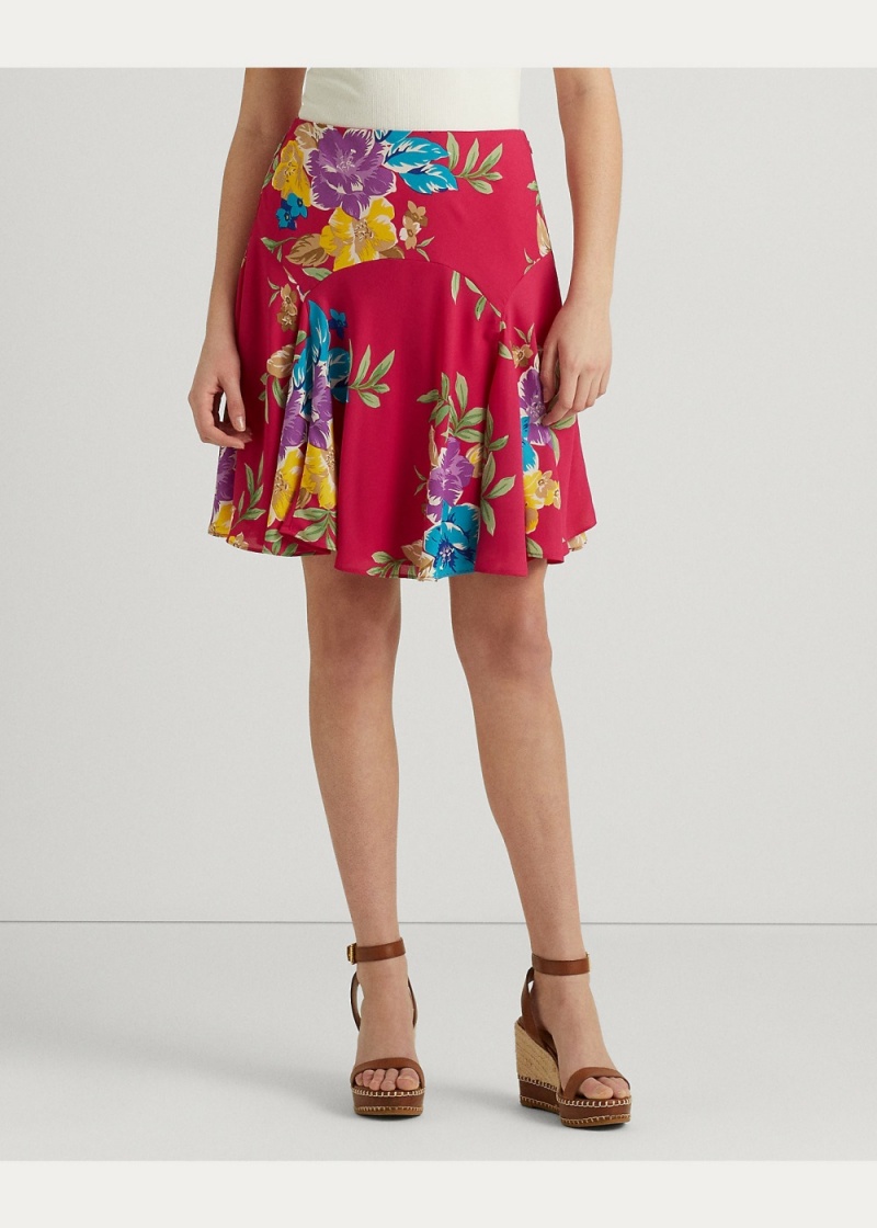Falda Floral Georgette Mujer Multicolor | TUPH39856 - vista 3