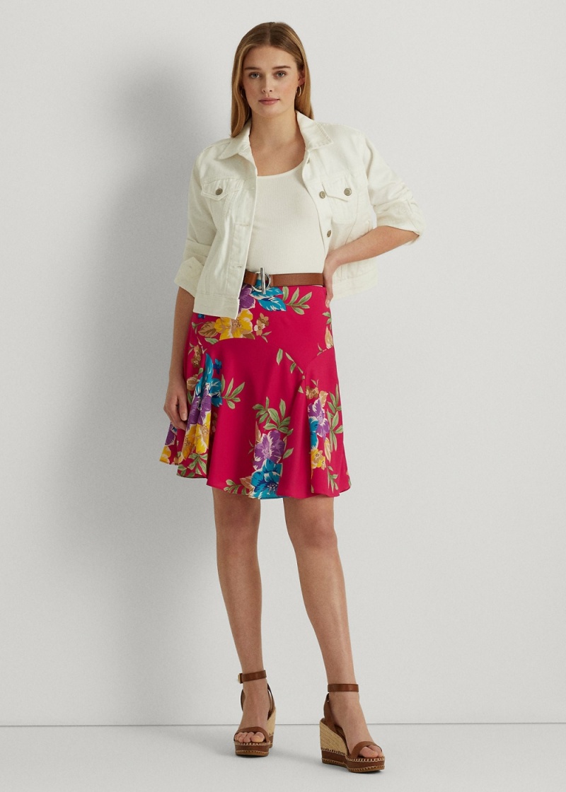 Falda Floral Georgette Mujer Multicolor | TUPH39856 - vista 1