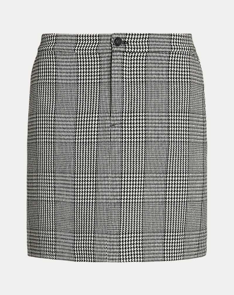 Falda Ralph Lauren Glen Plaid Tweed Pencil Miniskirt Mujer Creme | EPGBIRL-76 - vista 2